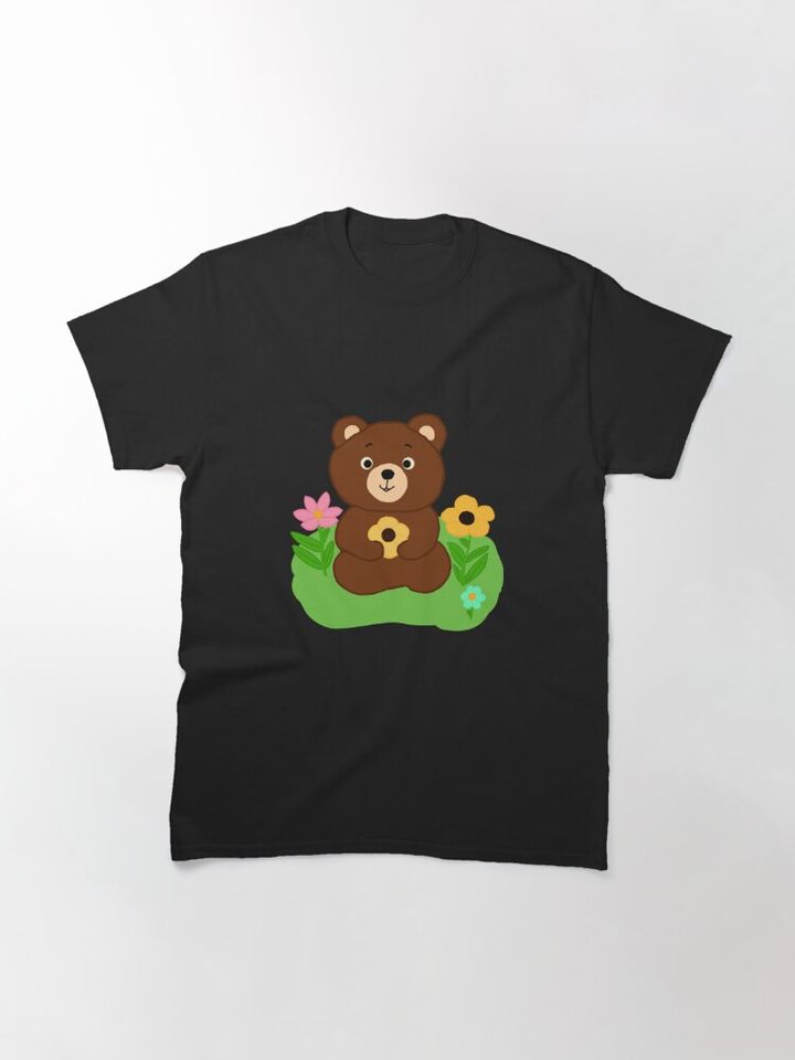 Little Bear in His Garden Classic T-Shirt