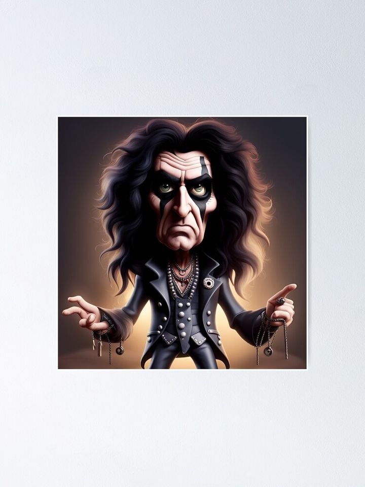 Alice Cooper Poster – Modern Rock Wall