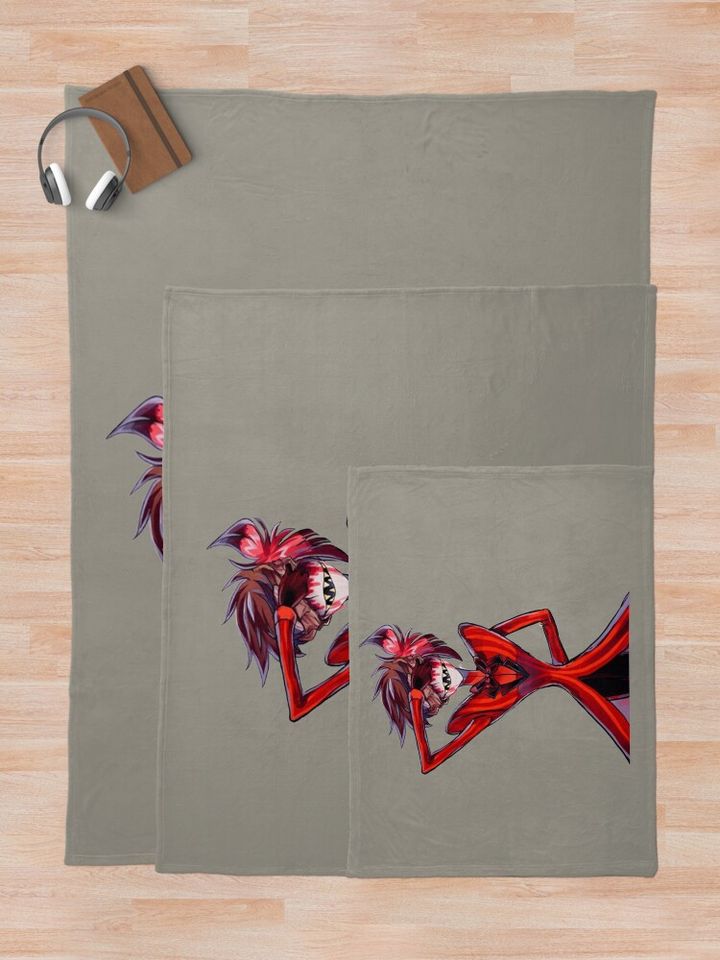 Alastor Hazbin Hotel Blanket, Hazbin Hotel Fan Gift
