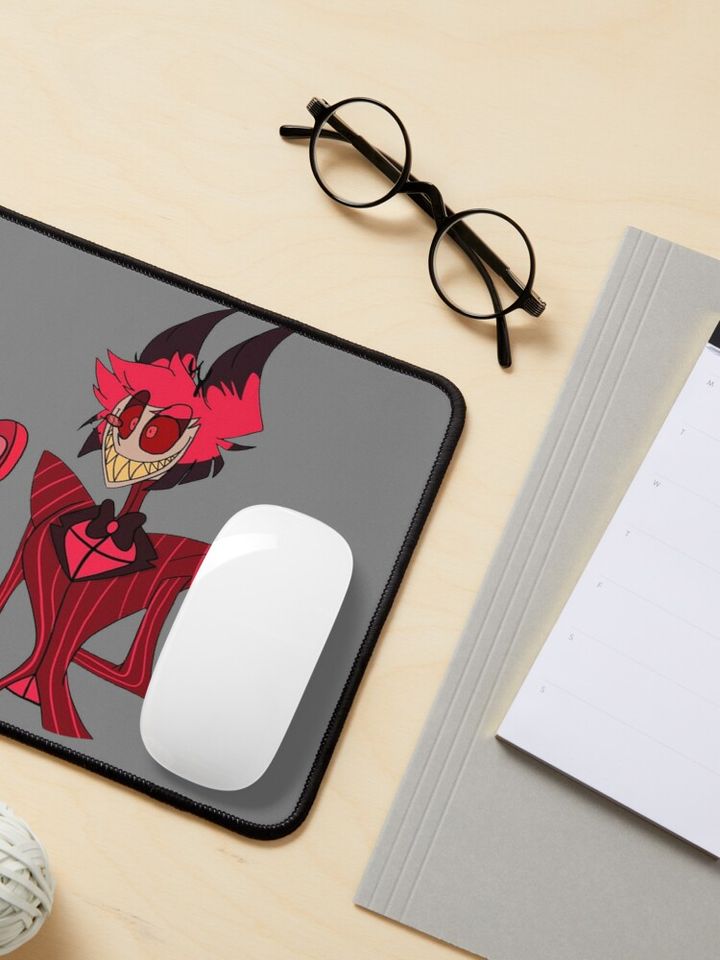 Alastor Hazbin Hotel Mouse Pad, Hazbin Hotel Decor