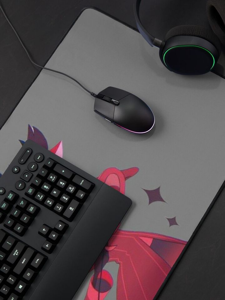 Alastor Hazbin Hotel Desk Mat, Hazbin Hotel Decor