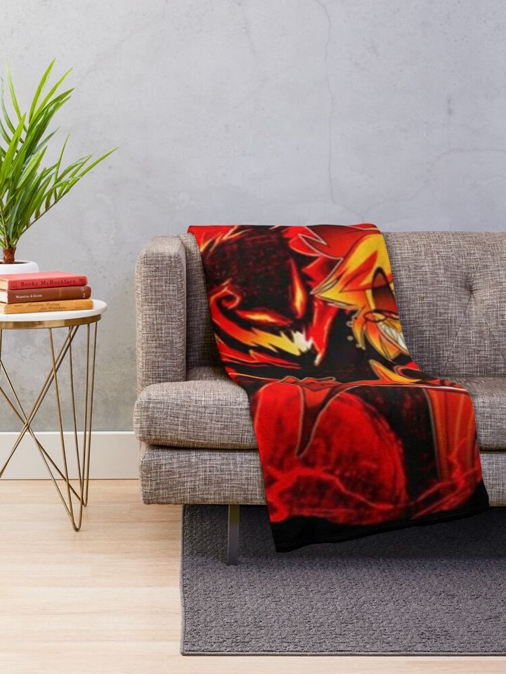 Alastor Hazbin Hotel Blanket, Hazbin Hotel Fan Gift