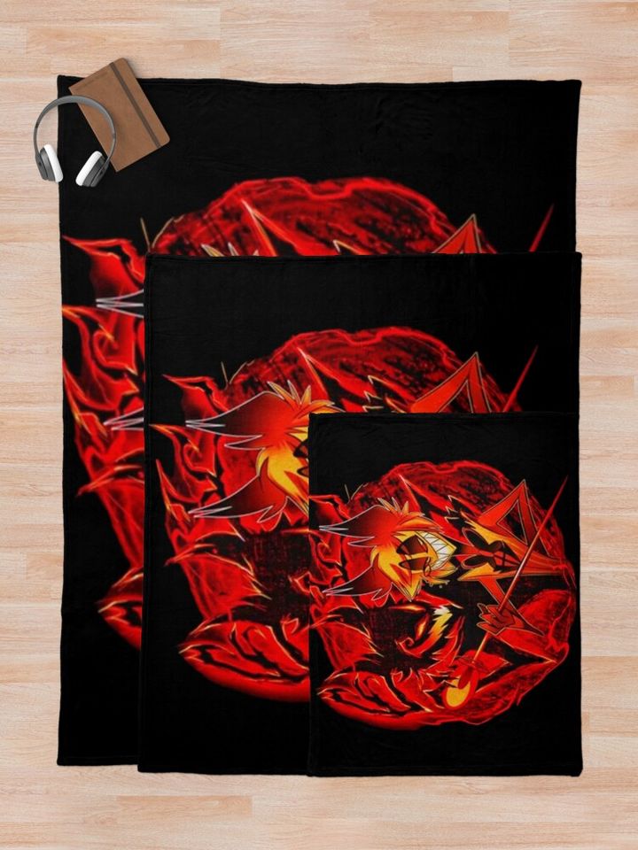 Alastor Hazbin Hotel Blanket, Hazbin Hotel Fan Gift