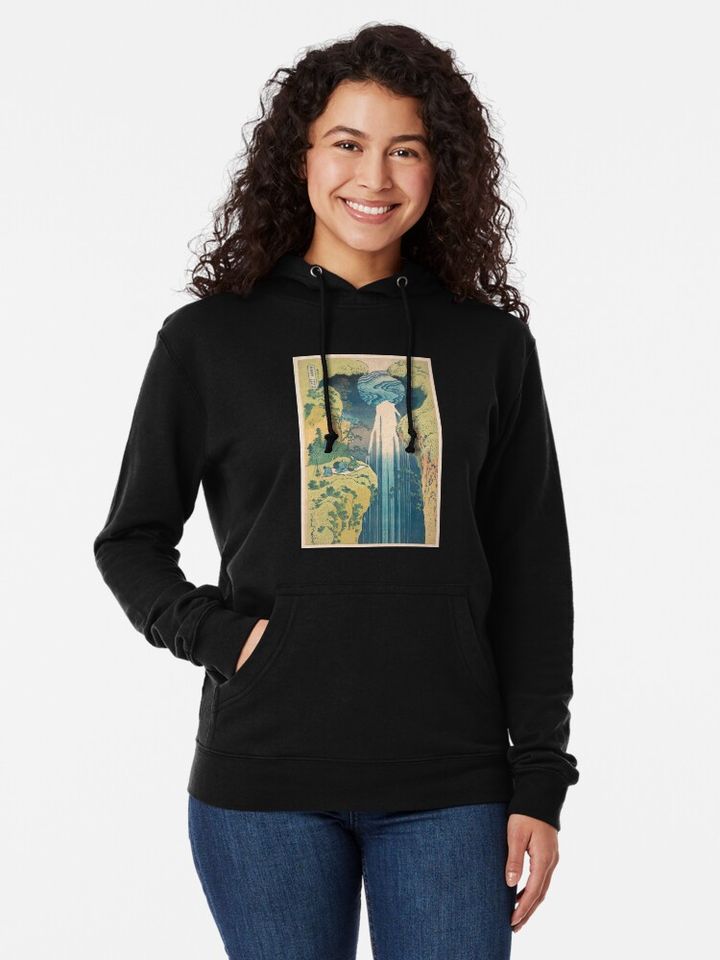 katsushika hokusai (1760-1849) vintage Japanese Lightweight Hoodie