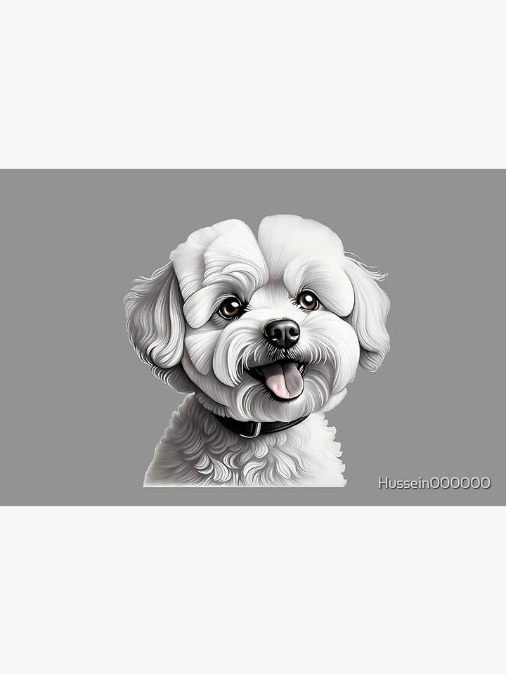 Bichon Frise dog Bath Mat