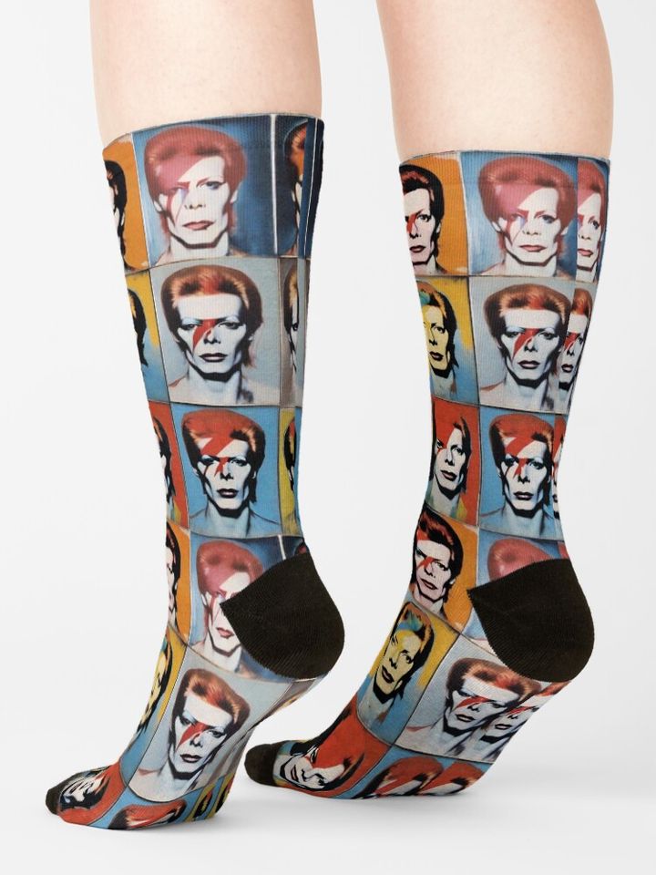 Warhol Bowie Socks