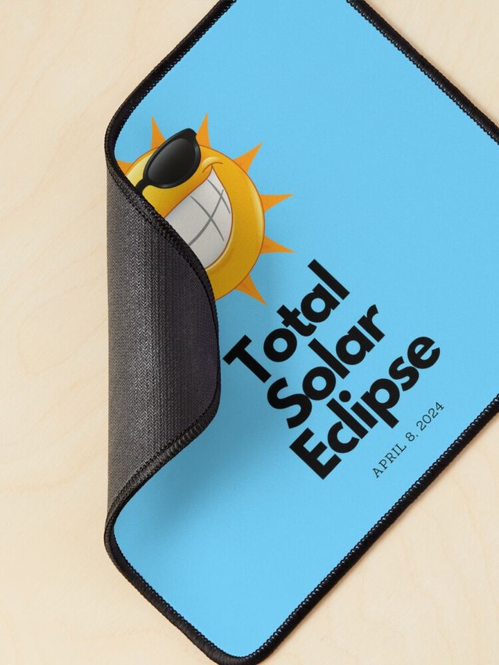 Total Solar Eclipse April 8 2024. Total Solar Eclipse 2024 Mouse Pad
