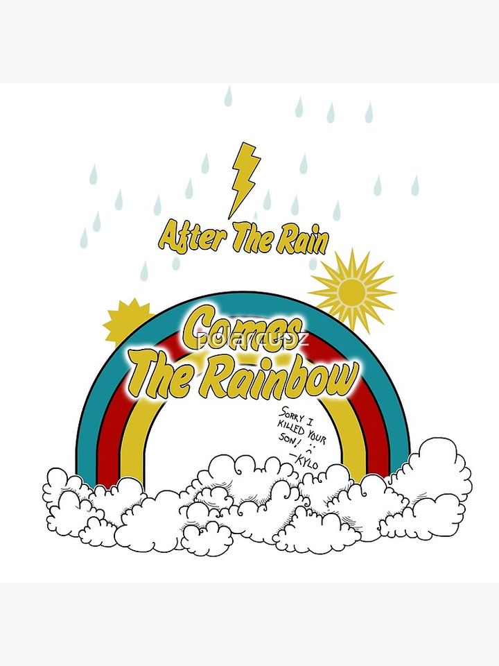 After The Rain Comes The Rainbow Premium Matte Vertical Poster