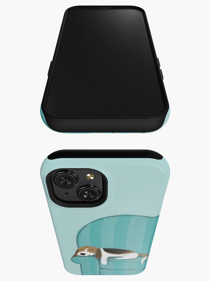 Happy Couch Dog | Cute Beagle iPhone Case