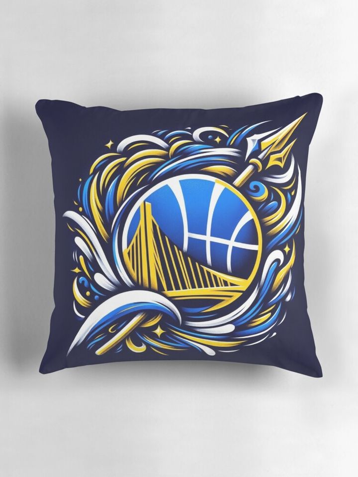 Golden State Pillow, Basketball Gift, Gift for Fan