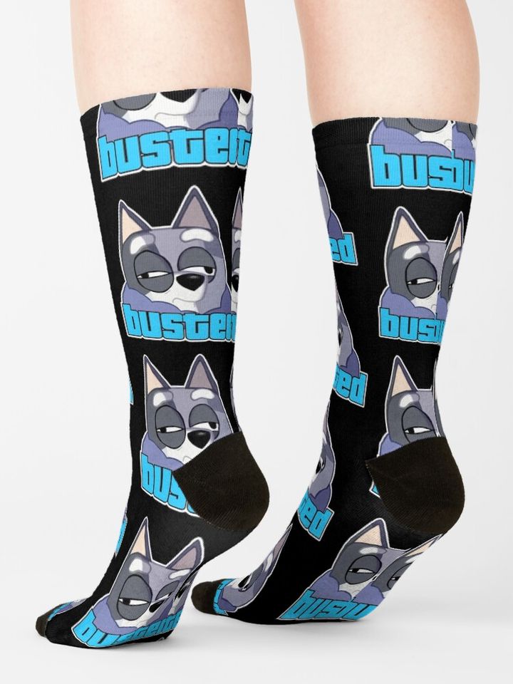 Busted Muffin BlueyDad Socks