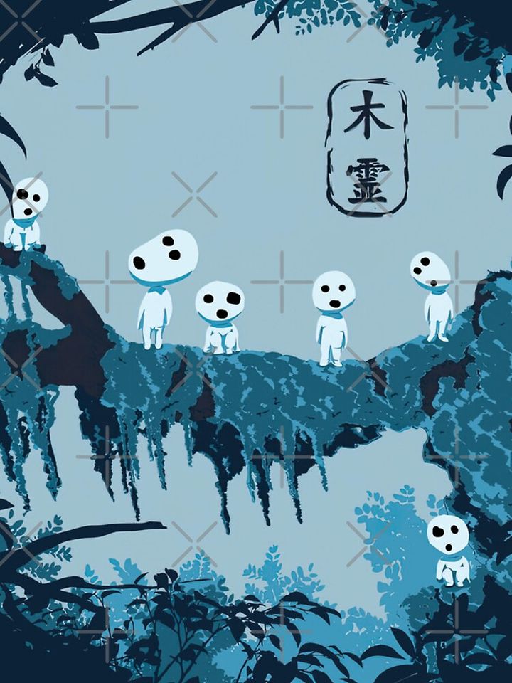 Kodama studio ghibli iPhone Case