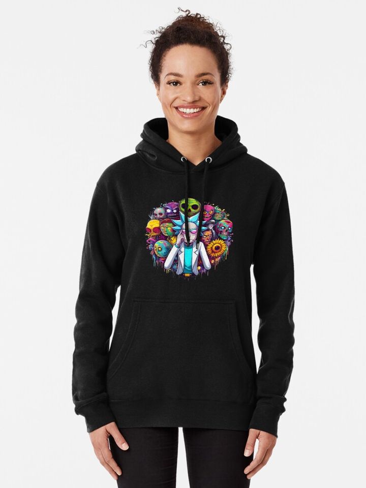 RİCK AND Rickandmorty Pullover Hoodie