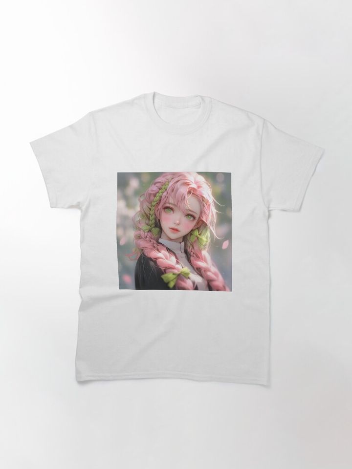 Mitsuri DS Cute Anime Girl Classic T-Shirt, Fan Art Anime Design Classic T-Shirt