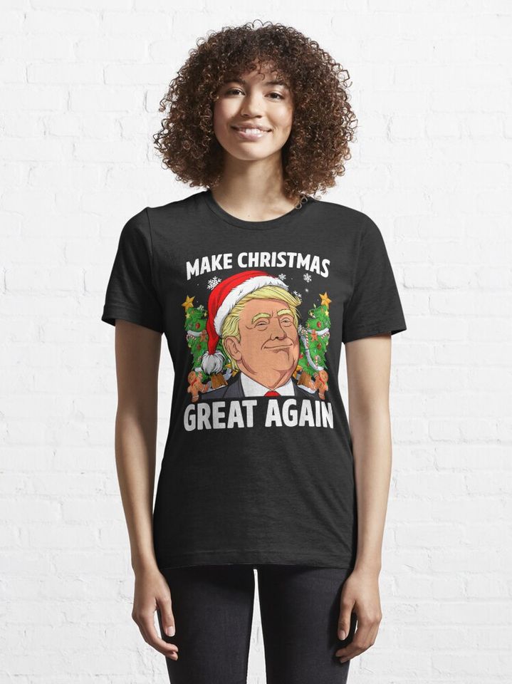 Trump Make Christmas Great Again Ugly Christmas Sweaters Essential T-Shirt