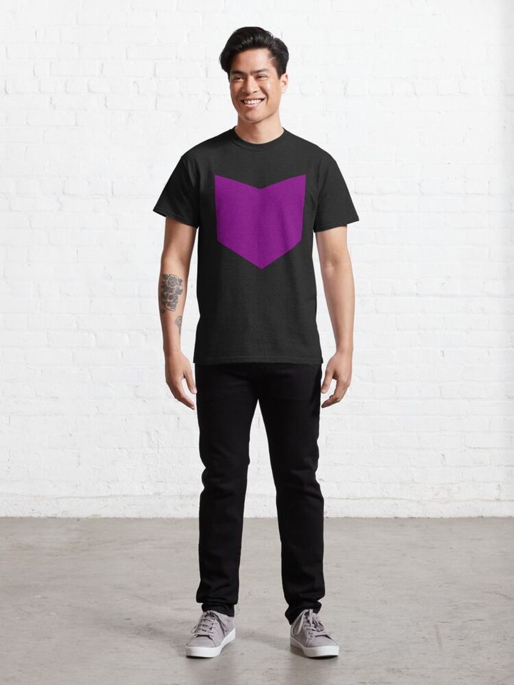 Avengers Hawkeye Purple Arrow Emblem Tshirt Classic T-Shirt
