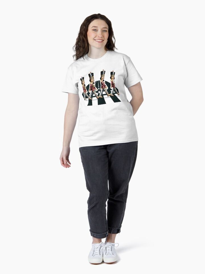 Sequin Nutcrackers Crossing Road Crosswalk Classic T-Shirt
