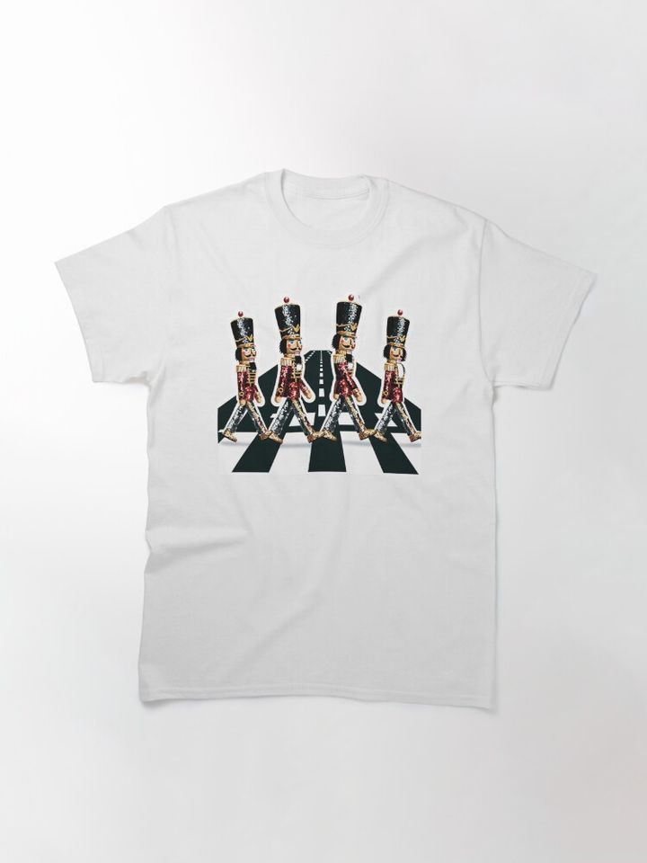 Sequin Nutcrackers Crossing Road Crosswalk Classic T-Shirt