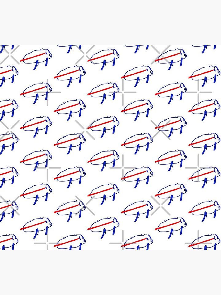 Josh Allen Potato Buffalo Drawing Socks