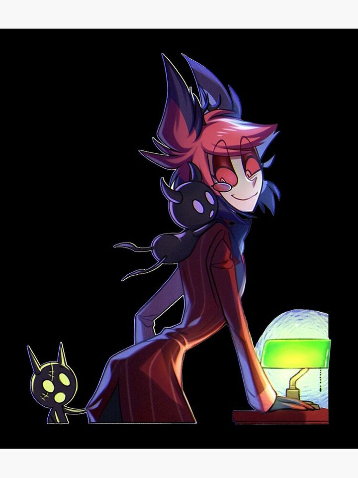 Alastor Hazbin Hotel Poster Wall Art Print for Interior Decor