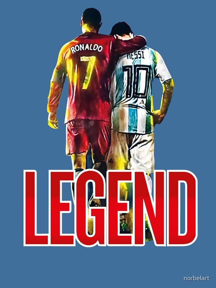 LEGEND MESSI & RONALDO POSTER Lightweight Hoodie