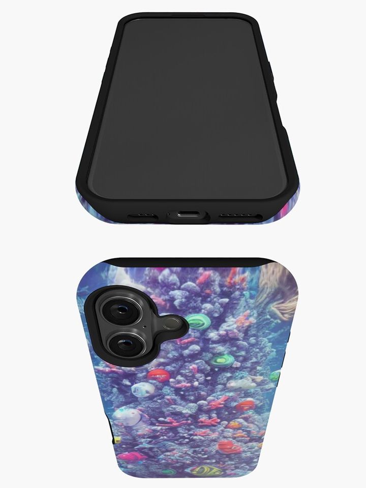 Coral chrismas tree iPhone Case