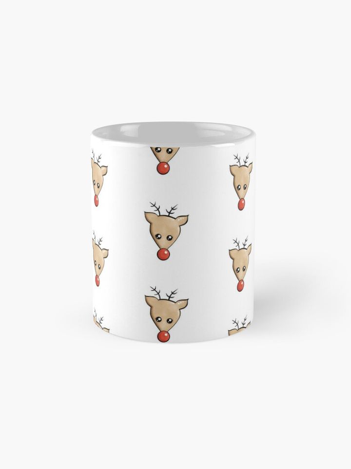 Adorable Reindeer Coffee Mug, Cute Mug