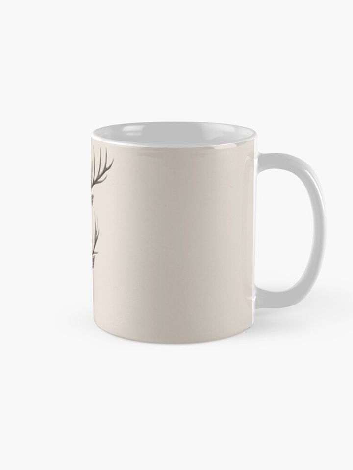 Caribou Mug, Reindeer Mug, Animal Mug