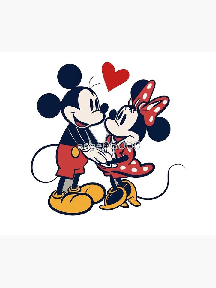 Mickey and Minnie Disney Shower Curtain, Disney Bathroom Decor