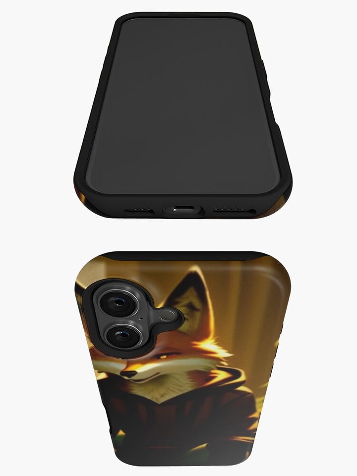 Lonely fox on Chrismas 2 iPhone Case