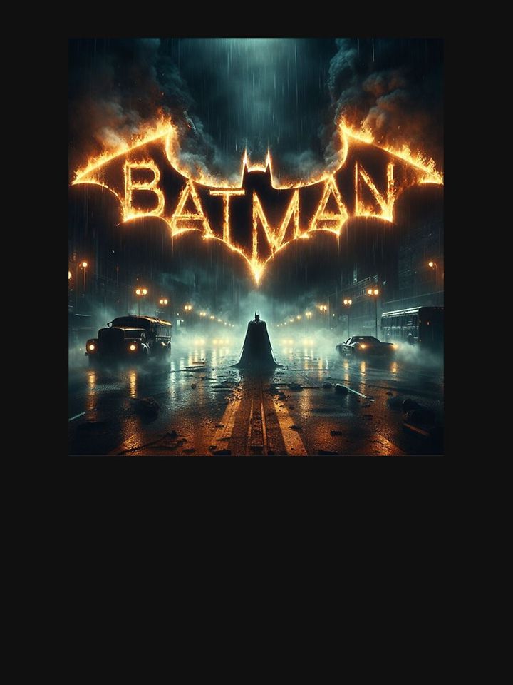 Dark Batman Movie Poster Racerback Tank Top