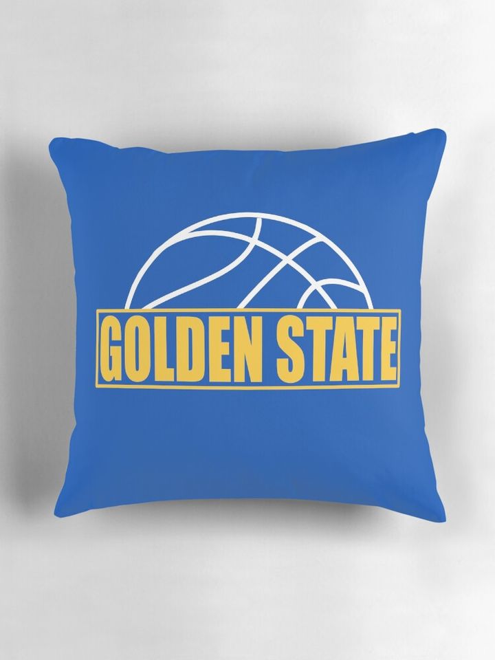 Golden State Pillow, Basketball Gift, Gift for Fan