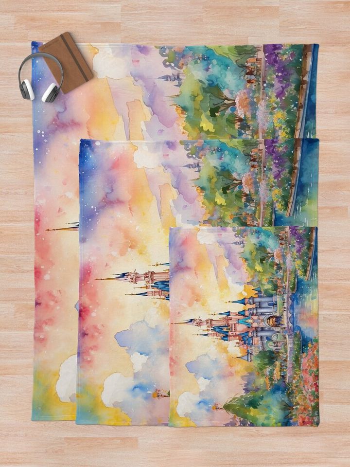 Happiest Place Throw Blanket