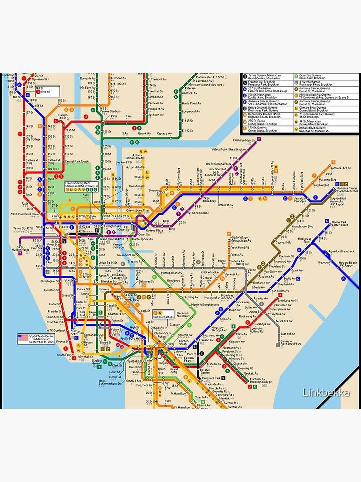 New York City Subway Map Socks