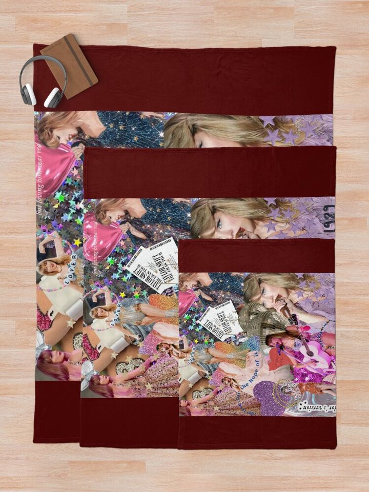 Beautiful Singer Eras Tour Throw Blanket
