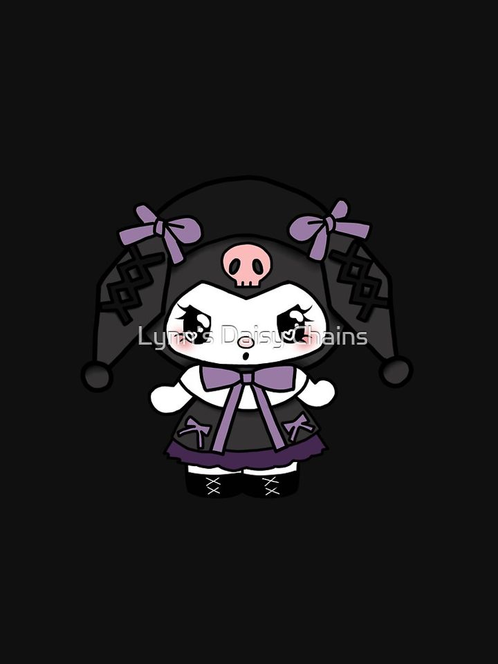 Kuromi Lolita Racerback Tank Top