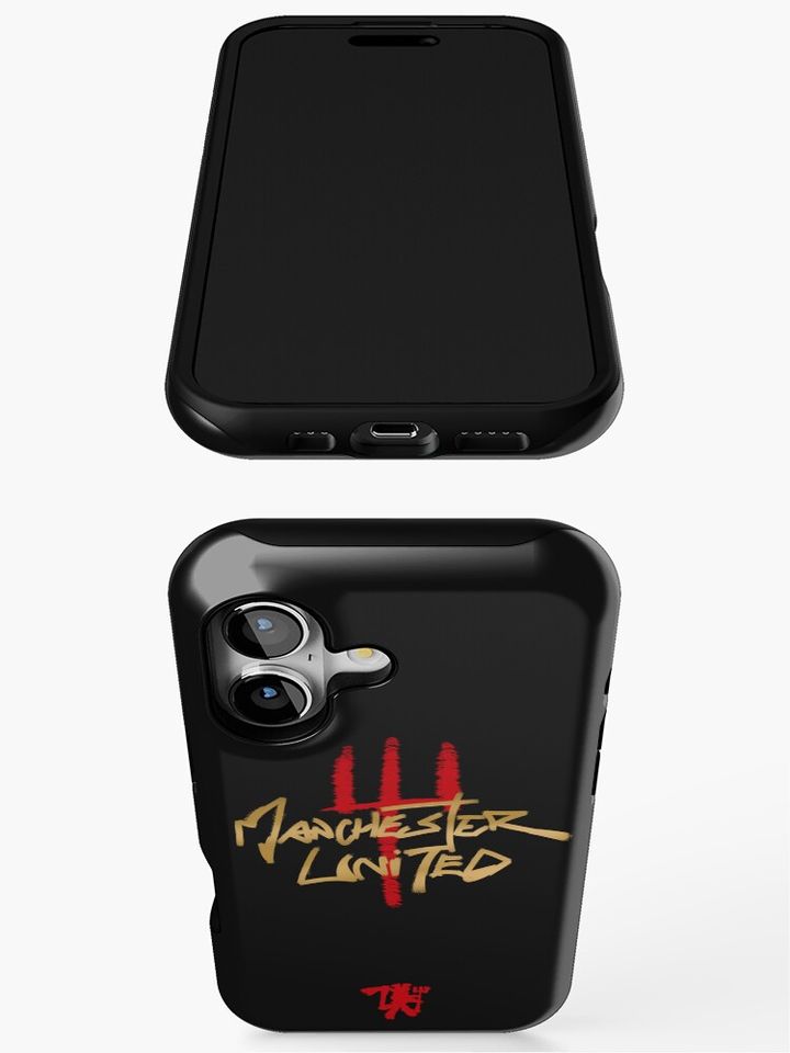 Man United Calligraphy Style wordmark iPhone Case