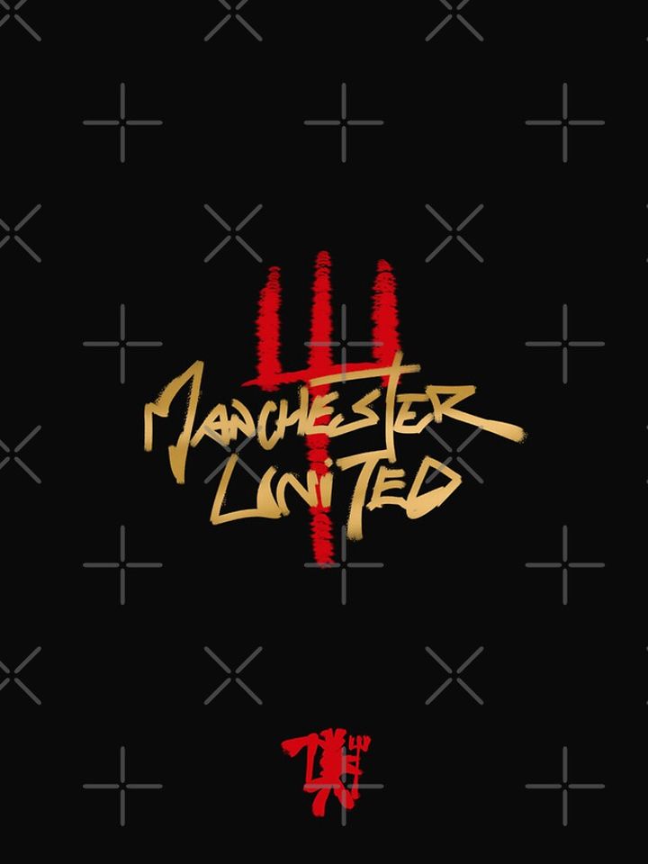 Man United Calligraphy Style wordmark iPhone Case