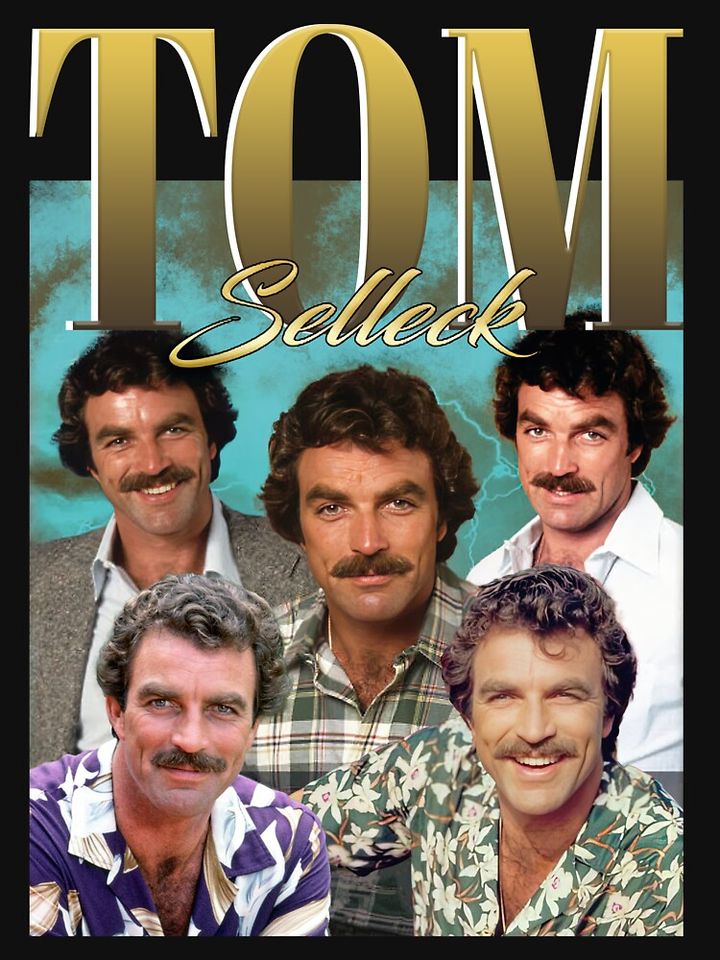 Retro Tom Selleck retro Lightweight Hoodie