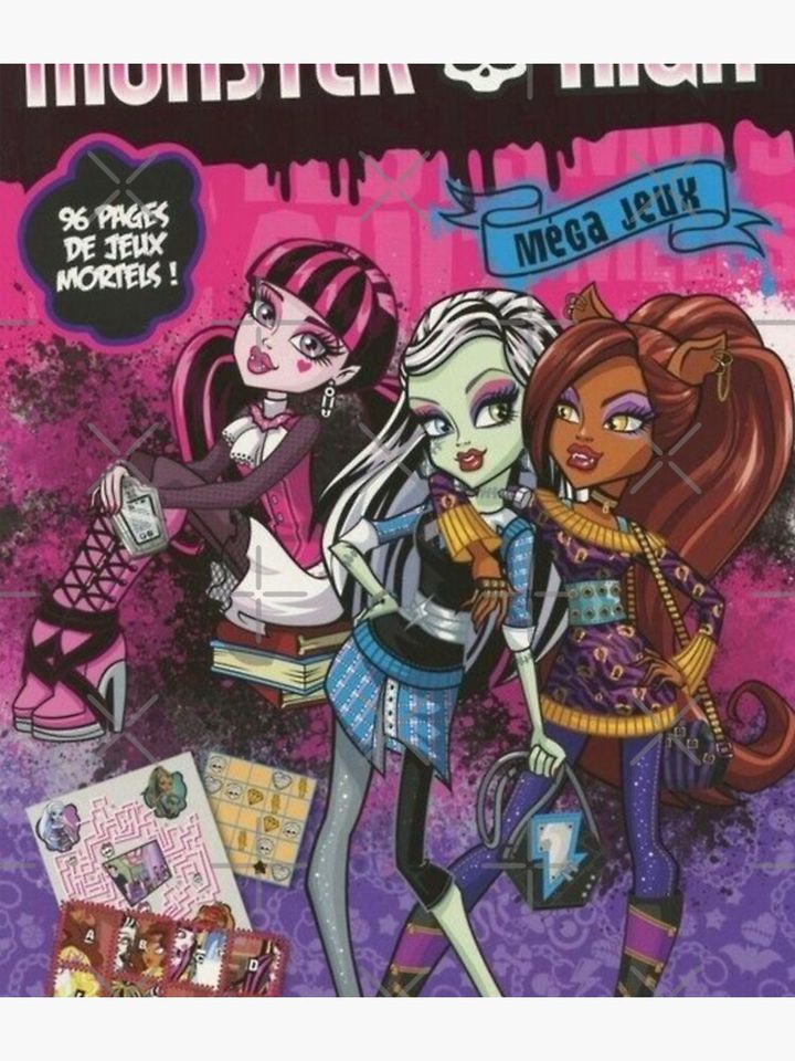 Monster High Pattern Backpack, School Backpack