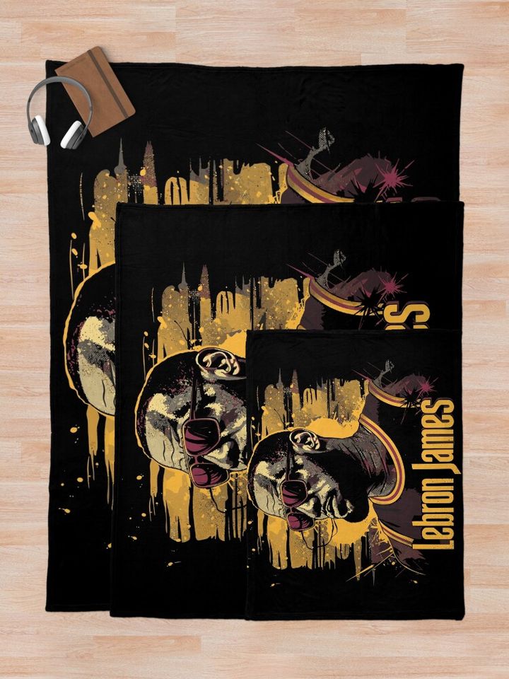 LeBron James Throw Blanket, Gift for Fan