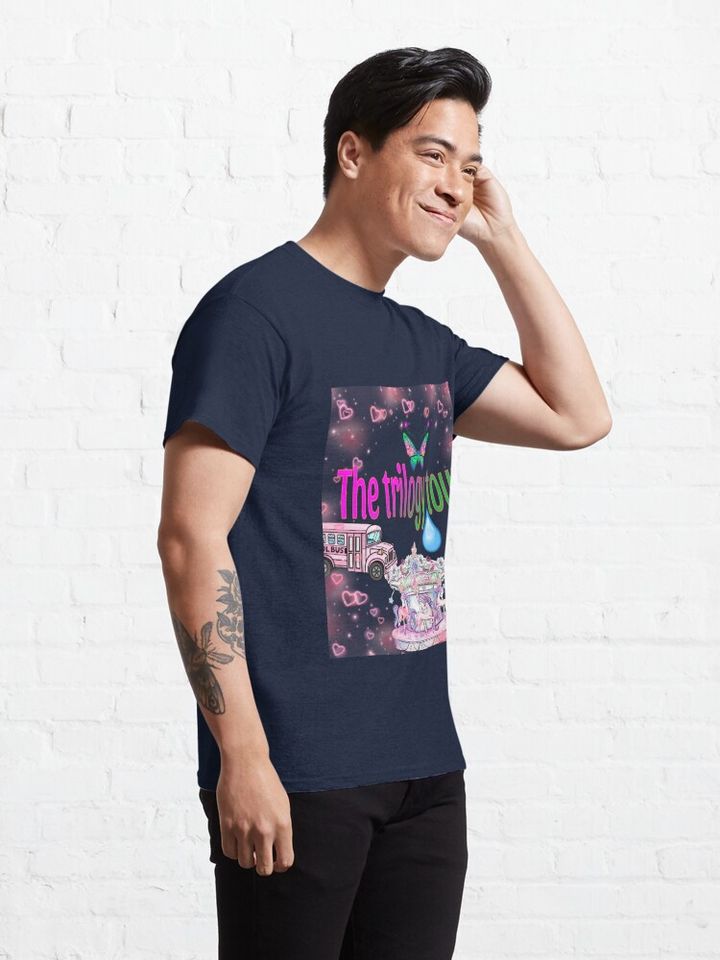 The Triology Tour Classic T-Shirt, Aethetic Cotton Short Sleeve T-shirt, Melanie Martinez Music Inspired Men Clothing for Fan, T-shirt for Music Lover