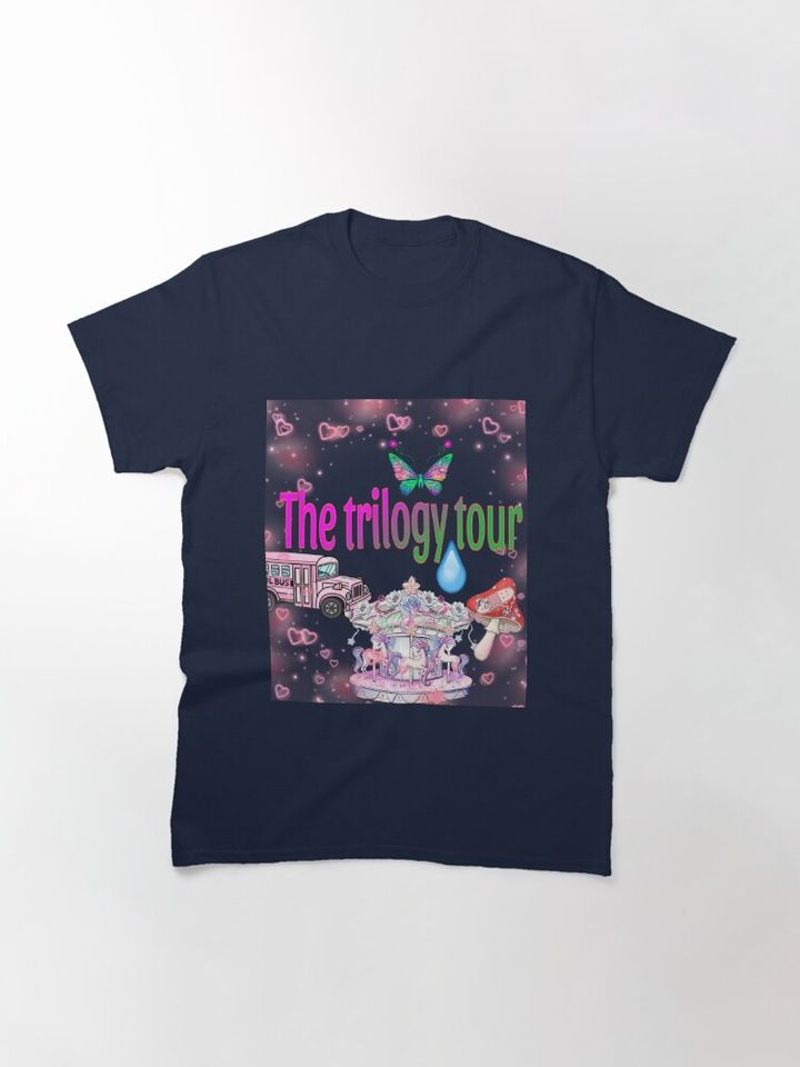 The Triology Tour Classic T-Shirt, Aethetic Cotton Short Sleeve T-shirt, Melanie Martinez Music Inspired Men Clothing for Fan, T-shirt for Music Lover