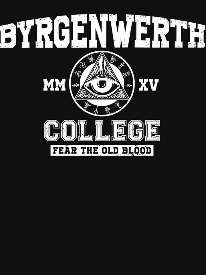 Byrgenwerth College (White Text) Essential T-Shirt