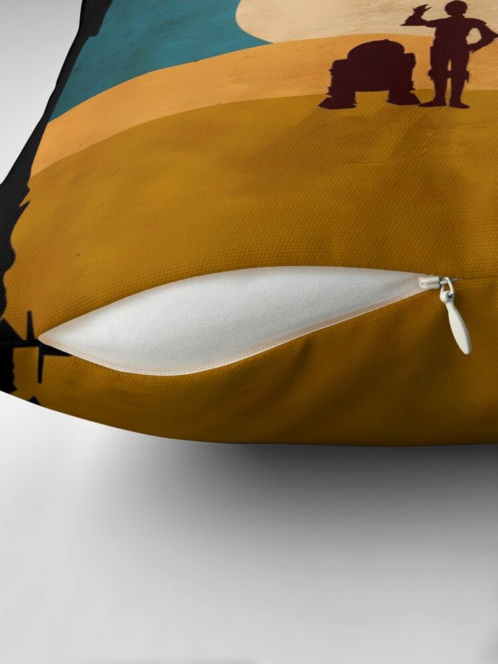 Droids In The Dunes Pillow