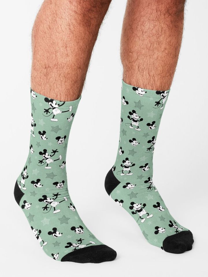 Steamboat Mickey pattern Socks
