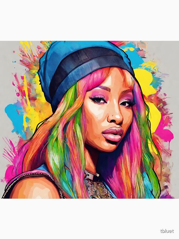 Nicki Minaj Colourful Drawing Classic T-Shirt