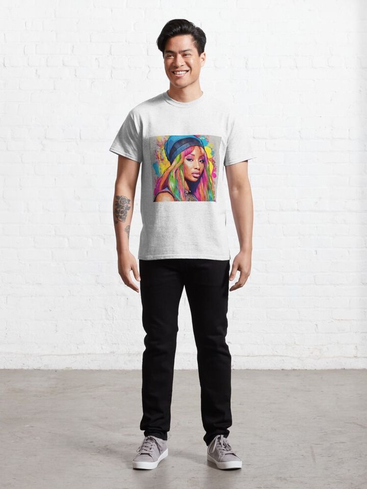 Nicki Minaj Colourful Drawing Classic T-Shirt