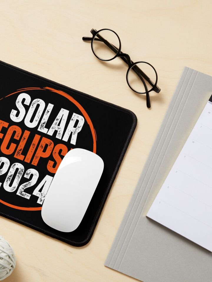 Solar Eclipse 2024 Mouse Pad