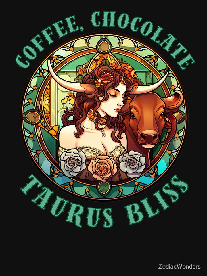 Coffee, Chocolate, Taurus Bliss, Taurus Astrology Pullover Hoodie